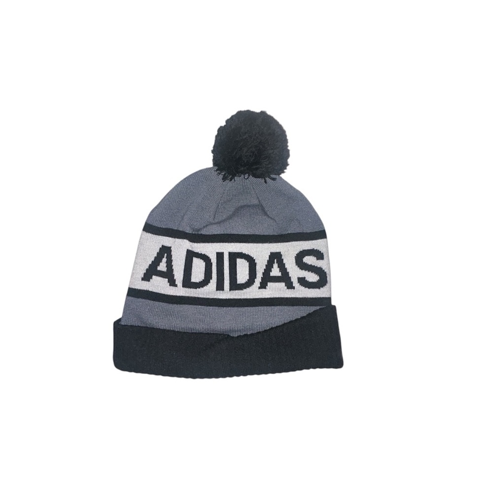 Adidas Black and Gray Beanie